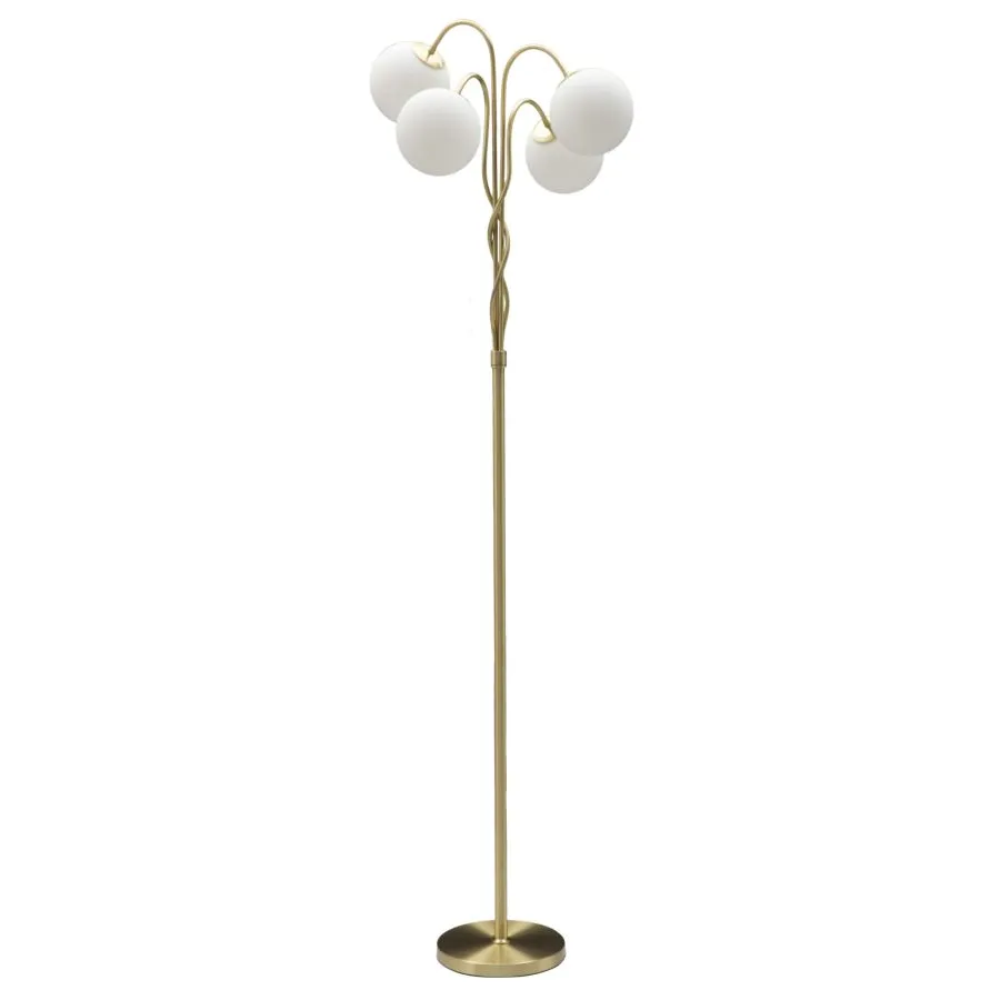 LAMPA STOJĄCA GLAMY 4-ŚWIATŁOWA Ø 54x176 cm
